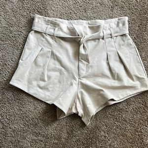 H&M belted shorts